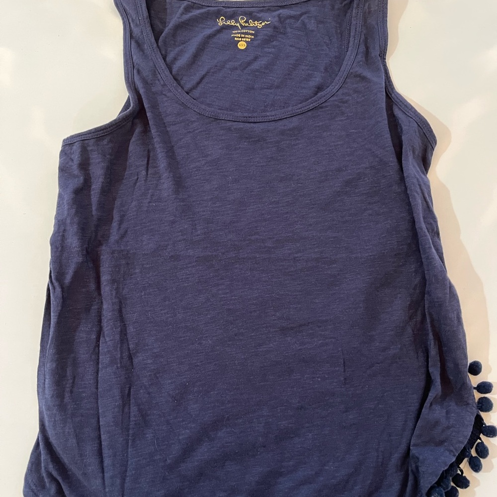 Lilly Pulitzer navy tank